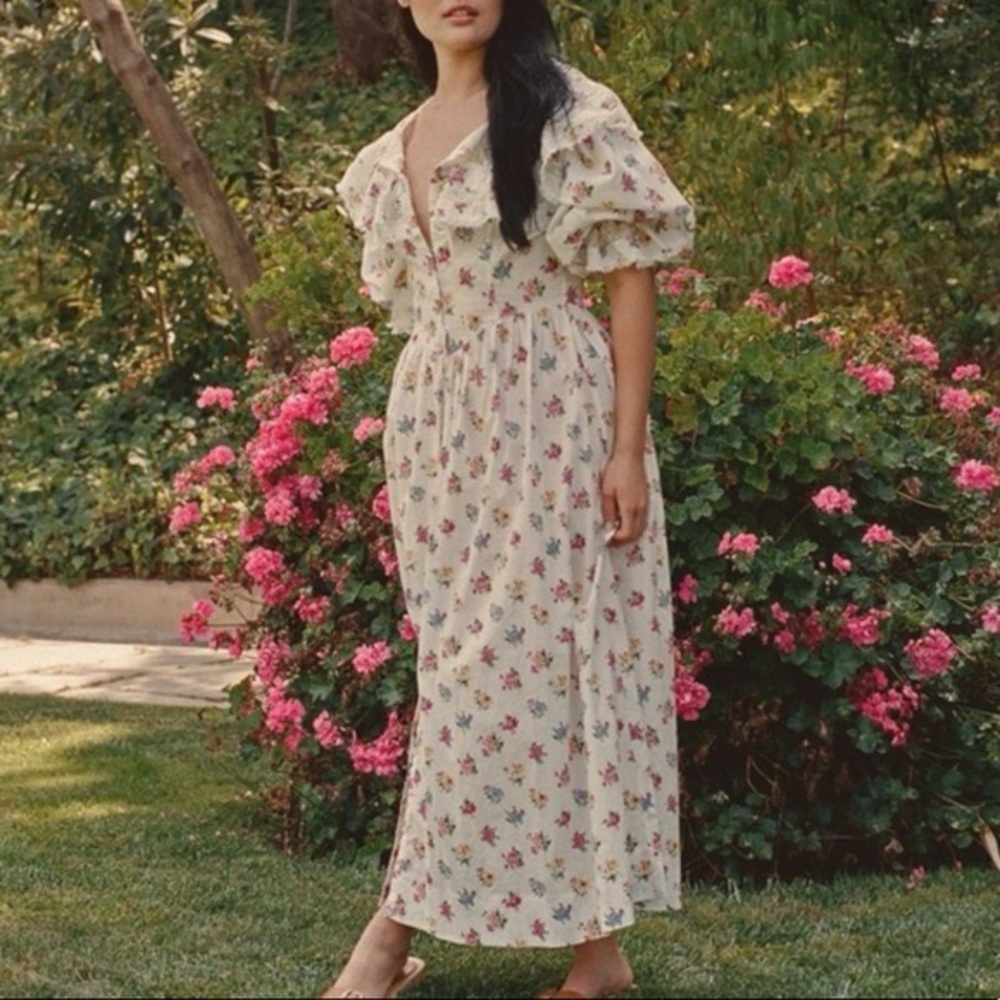 Doen Floral Ruffle Dress - Picture 4 of 11